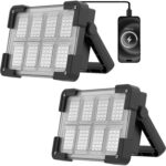 OHAYORI 8-CUP LED Baustrahler mit klappbarem Griff, Magnetsockel und USB-Anschluss