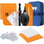 K&F Concept 15-in-1 Kamera-Reinigungsset mit Blasebalg, Reinigungsstift, Reinigungsflüssigkeit und Mikrofasertüchern