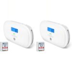 X-Sense XC0C-SR Kohlenmonoxid-Melder in Weiss mit digitalem Display und Testtaste