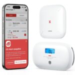 X-Sense XC0C-SR Kohlenmonoxidmelder in Weiss mit LCD-Anzeige, zwei Geräte
