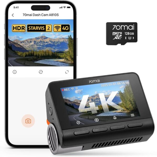 70mai A810S 4K Dashcam mit Sony STARVIS 2