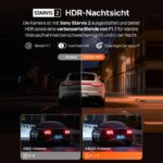 70mai A810S 4K Dashcam mit Sony STARVIS 2