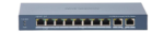 Hikvision DS-3E0310HP-E(C) – 8-Port PoE-Switch mit Hi-PoE und 2 × Gigabit-Uplink