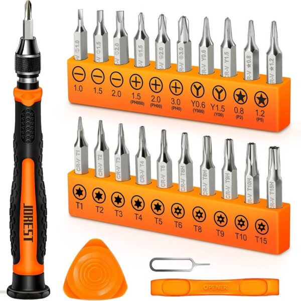 Feinmechaniker-Schraubendreher-Set 24-teilig mit S2-Stahl-Bits
