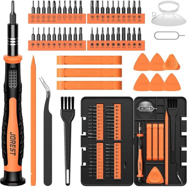 Feinmechaniker-Schraubendreher-Set 55-teilig mit S2-Stahl-Bits