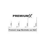 Uebersicht der Halter mit 70 und 120 Zentimeter Masthoehe
