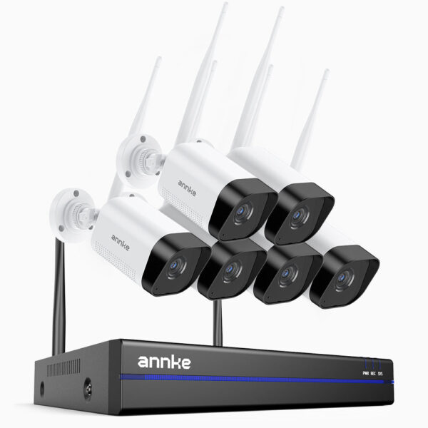 ANNKE WS800 Komplettset mit sechs Funk-Kameras und Rekorder