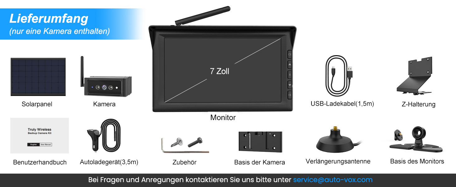 Rückfahrkamera Solar