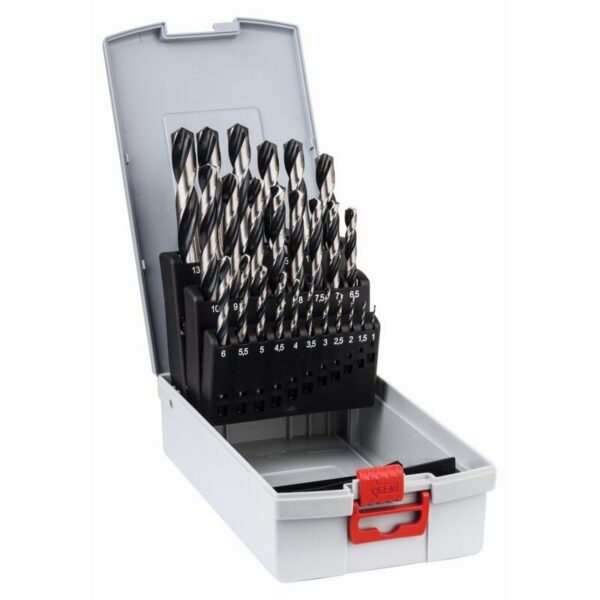 Bosch Professional HSS Spiralbohrer PointTeQ Set 25-teilig in der ProBox