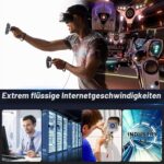 Einsatzbereiche des Netzwerkkabels: Buero, Serverraum, Ueberwachungskamera und Industrie