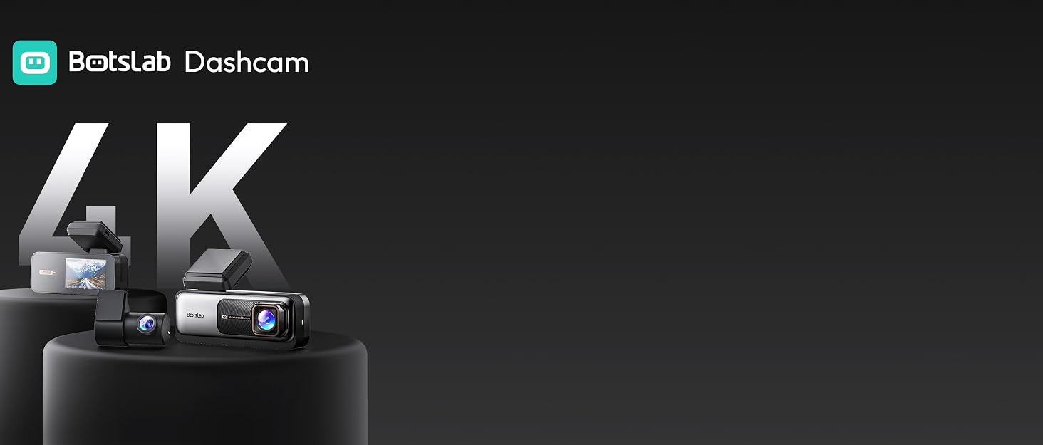 BOTSLAB G980H Dashcam 4K vorne und 2K hinten – Detail 1