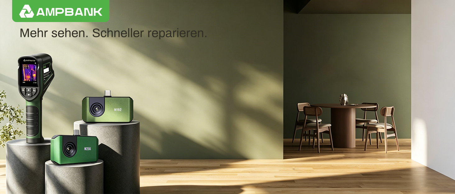AMPBANK H128 Wärmebildkamera mit 240 x 240 Bildpunkten im Handformat – Detail 1