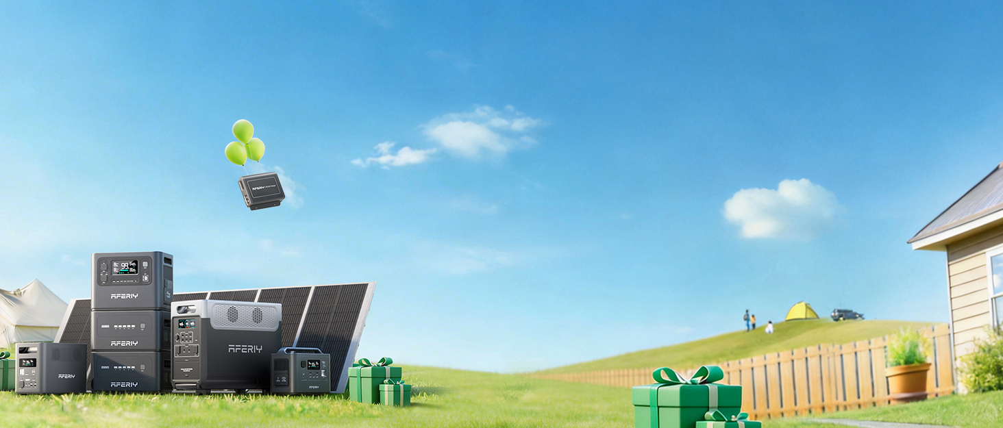 AFERIY P180 Powerstation mit 1024 Wattstunden LiFePO4-Akku und 1800 Watt Dauerleistung – Detail 1