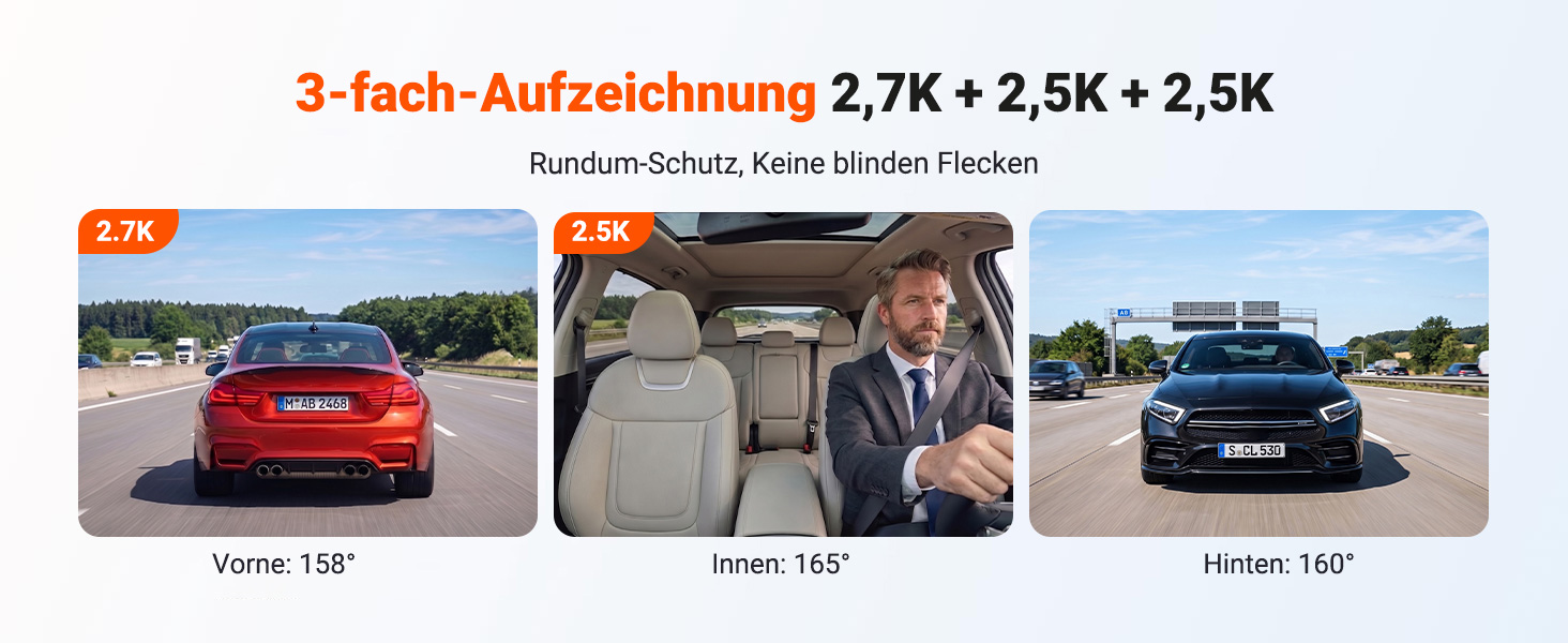 VANTRUE N4S Dashcam mit drei STARVIS-2-Sensoren – Detail 2