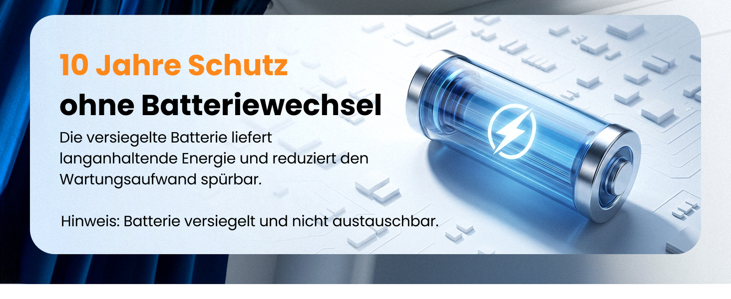 AEGISLINK S500 Rauchmelder aus dem Zehnerset mit Halterung – Detail 3