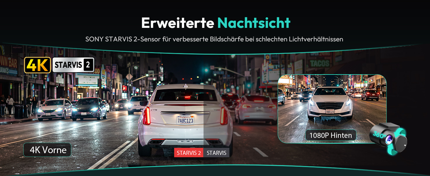 BOTSLAB Dashcam 4K mit STARVIS 2 und Hardwire-Kit – Detail 3
