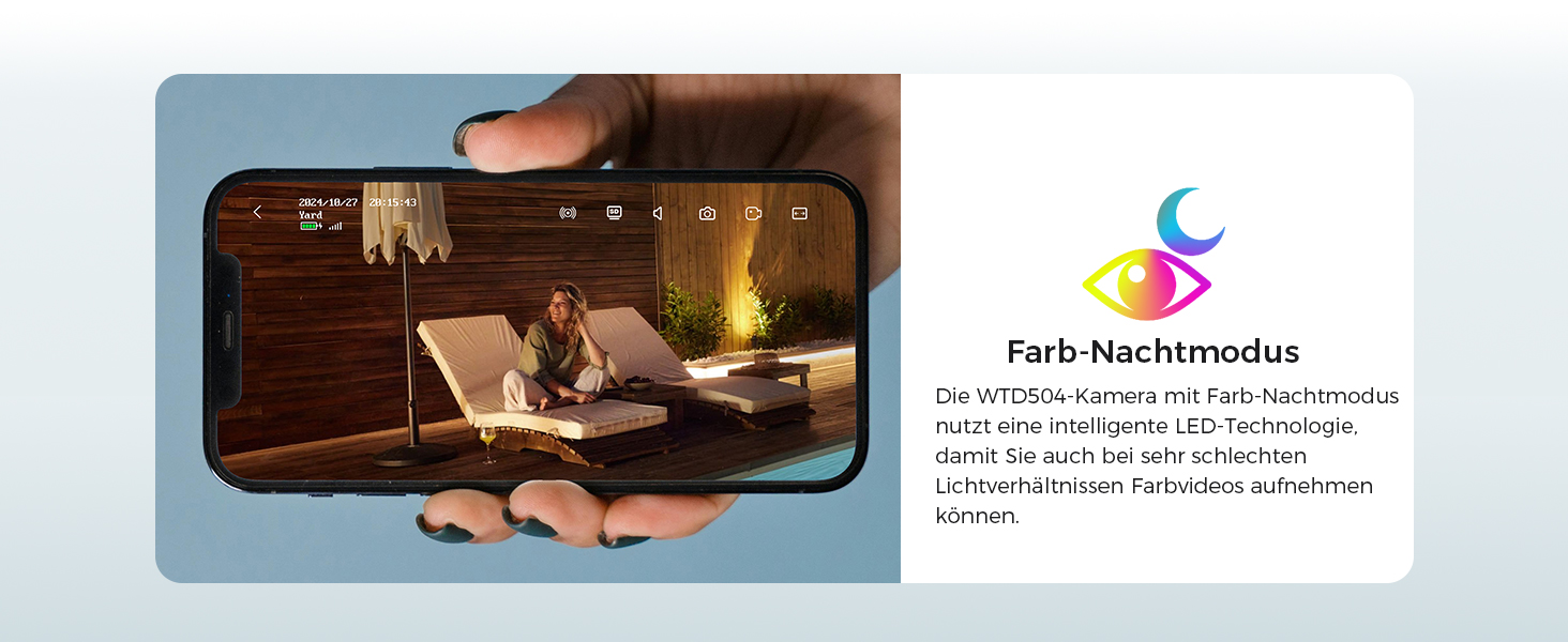 Hiseeu Solar-Kameraset: vier weisse Schwenkkameras mit aufgesetztem Solarpanel und der Funk-Rekorder mit Festplatte. – Detail 4