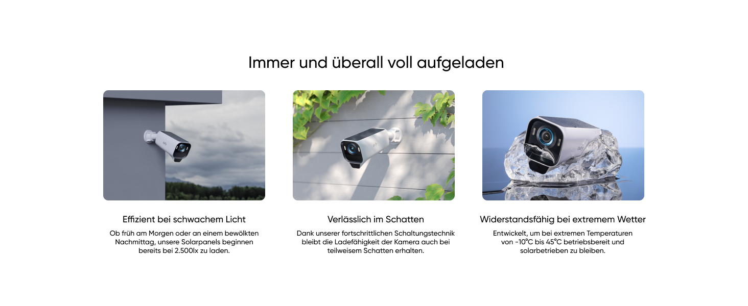 eufyCam S3 Pro 4K Akku-Überwachungskamera mit Solarpanel – Detail 5
