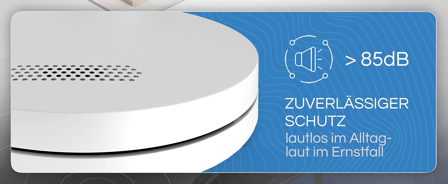 ALPENLUFT Funk-Rauchmelder im Zehner-Set mit Rauch- und Hitzeerkennung – Detail 5