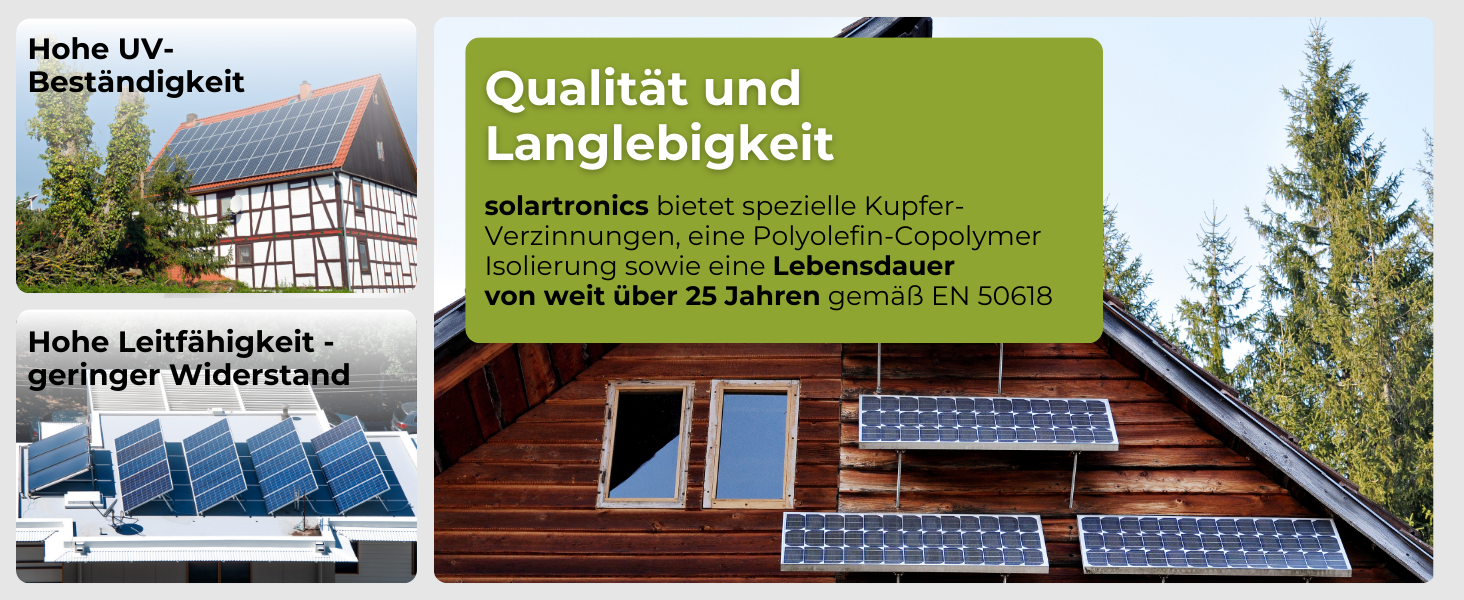 Aufgerolltes Solarkabel in Rot und Schwarz mit ab Werk montierten Solarsteckern an beiden Enden. – Detail 5