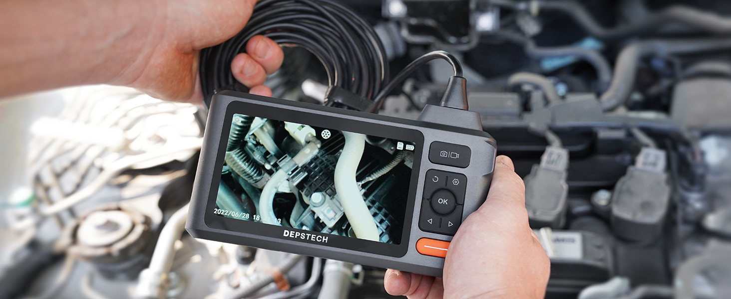 DEPSTECH DS520TL Endoskopkamera mit drei Objektiven und 15-m-Sonde – Detail 6