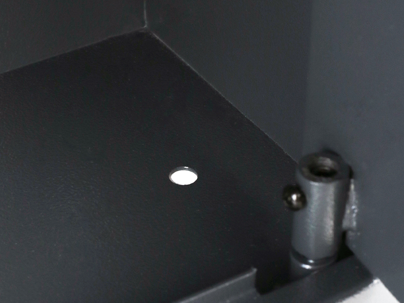 HMF Möbeltresor 49200-11 in Anthrazit mit Doppelbartschloss, Aussenmass 31 x 20 x 20 cm – Detail 6
