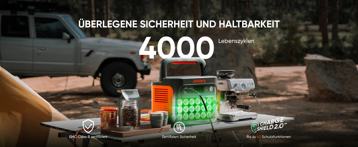 Jackery Explorer 1000 v2 Powerstation mit 100-W-Solarpanel – Detail 7