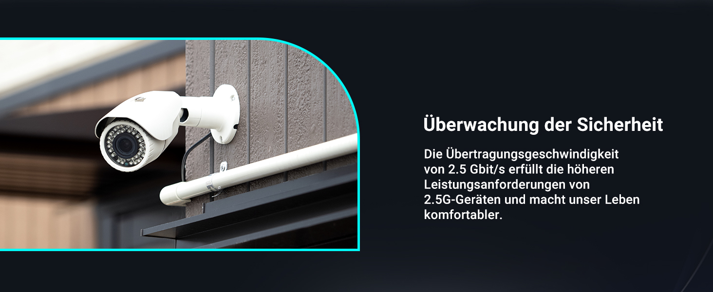 GiGaPlus S25-1602T Netzwerk-Switch im schwarzen Metallgehäuse mit sechzehn 2.5G-Ports und zwei 10G-RJ45-Uplinks. – Detail 7