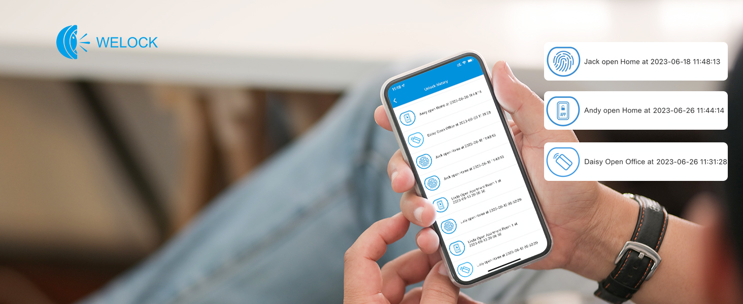 WELOCK Touch41 Schliesszylinder mit Fingerabdrucksensor in Edelstahl, Euro-Profil – Detail 8