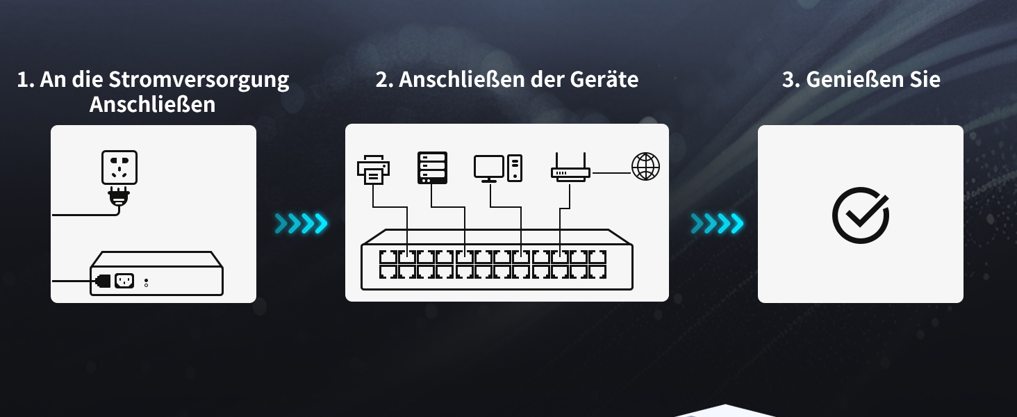 GigaPlus 24-Port 2,5-Gigabit-Switch lüfterlos im Metallgehäuse – Detail 4