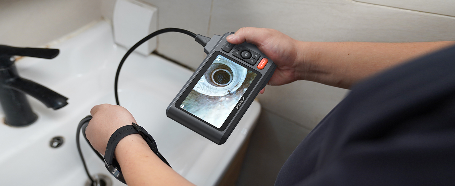 DEPSTECH DS520TL Endoskopkamera mit drei Objektiven und 15-m-Sonde – Detail 8