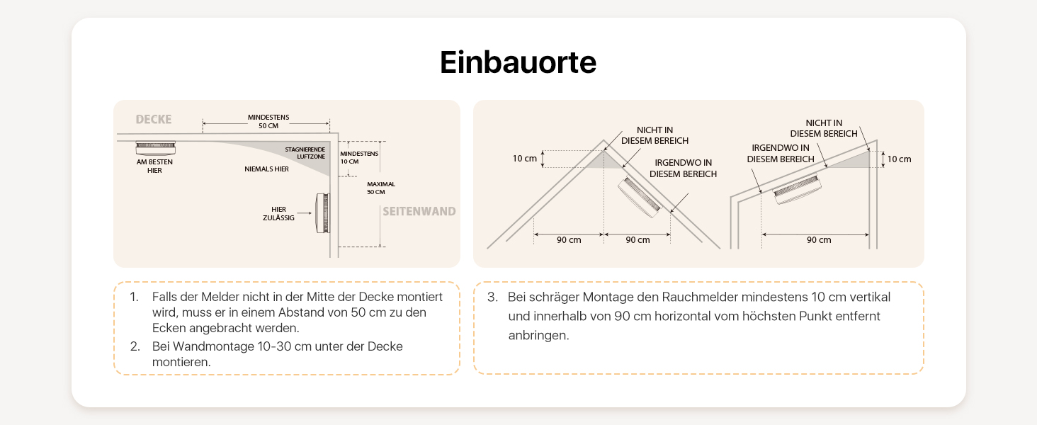 X-Sense SD11 Rauchwarnmelder mit weissem ABS-Gehäuse aus dem Set mit fünf Meldern – Detail 8
