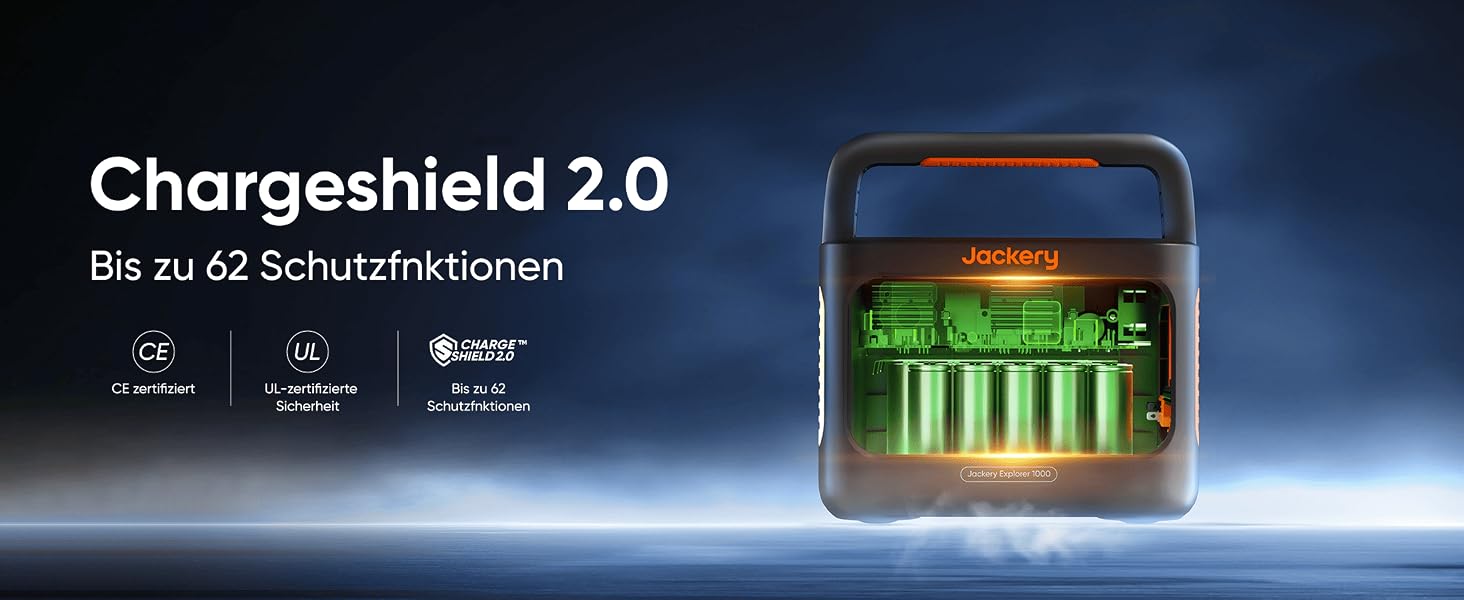 Jackery Explorer 1000 v2 Powerstation mit 100-W-Solarpanel – Detail 8