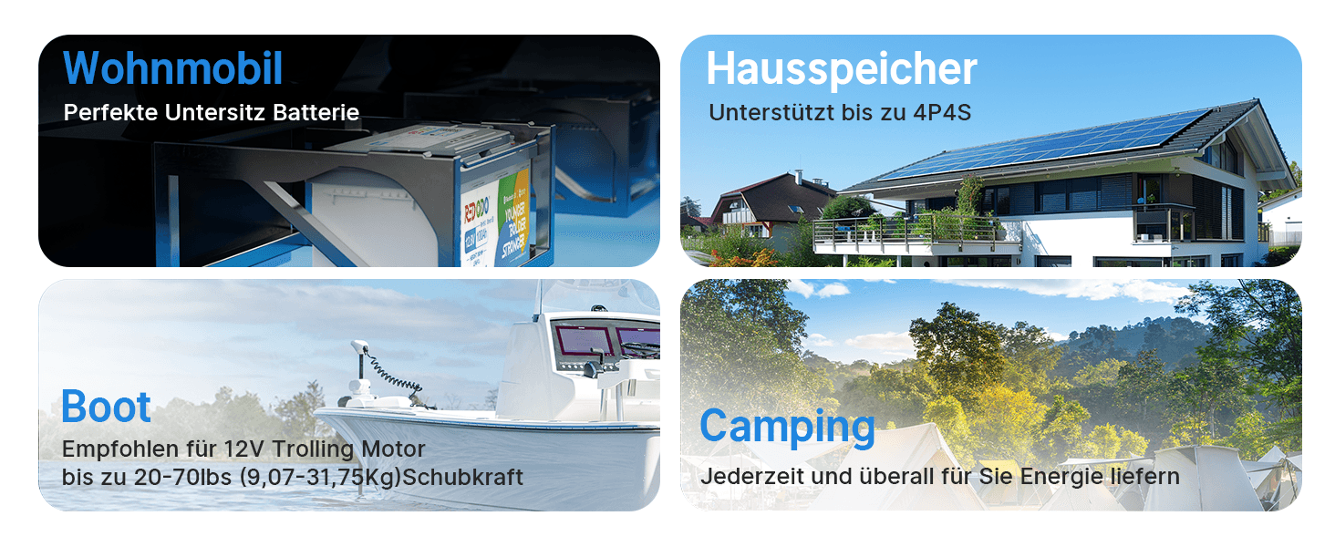 Redodo 12V 100Ah LiFePO4-Untersitz-Akku mit Bluetooth – Detail 9
