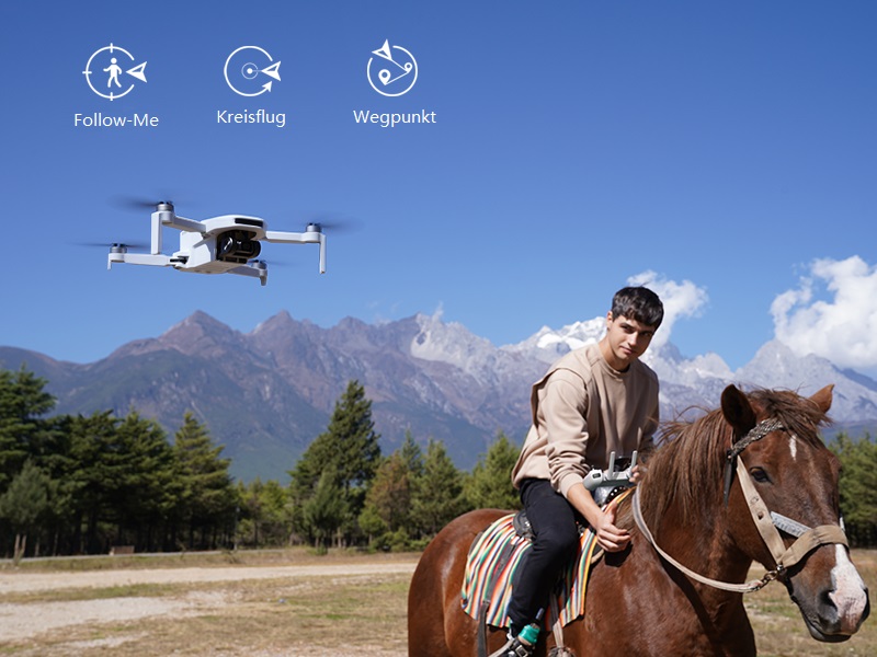 Potensic ATOM SE Drohne mit Fernsteuerung und zwei Wechselakkus – Detail 9