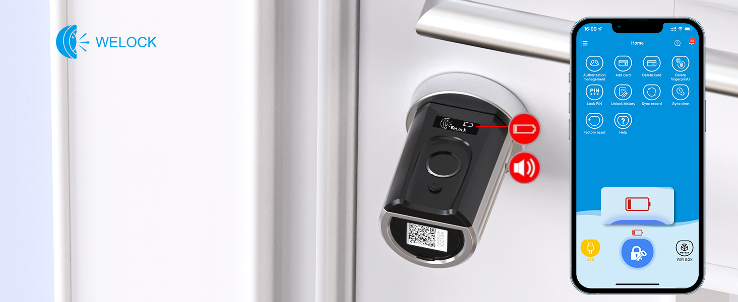 WELOCK Touch41 Schliesszylinder mit Fingerabdrucksensor in Edelstahl, Euro-Profil – Detail 10