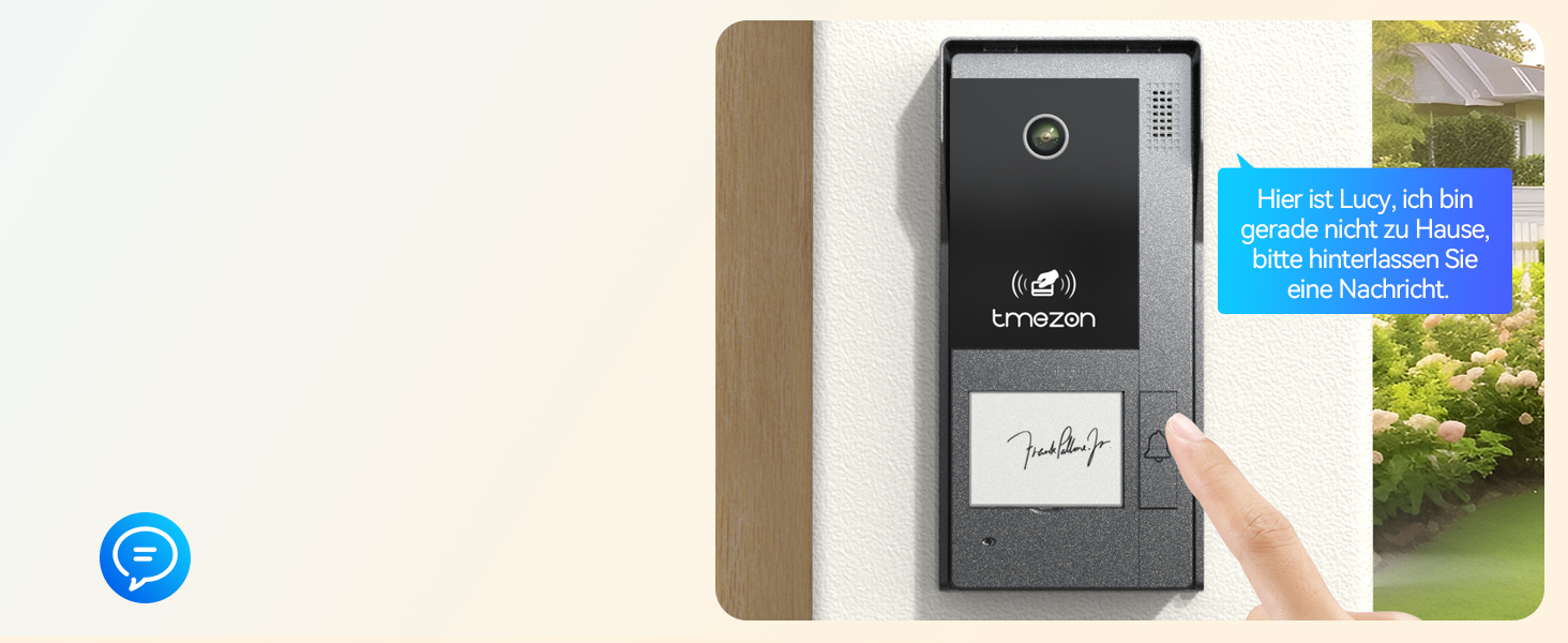 TMEZON WLAN Video-Türsprechanlage 2-Draht mit 7-Zoll-Touchscreen – Detail 5