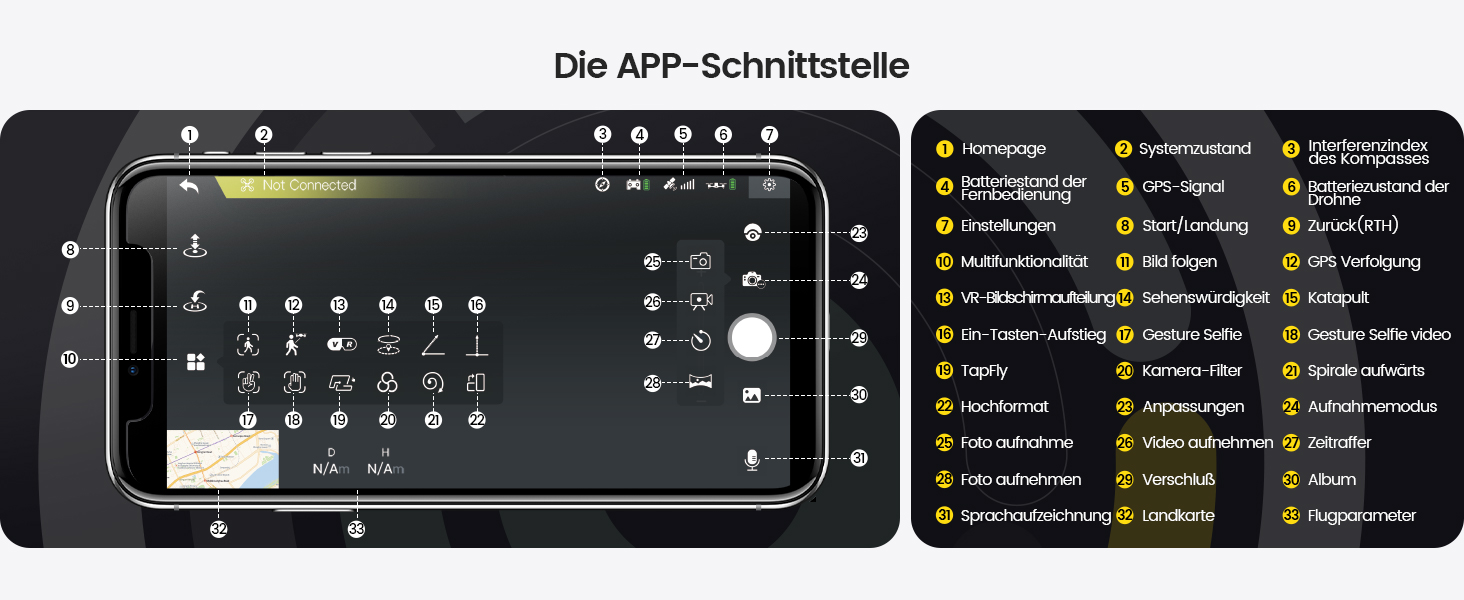 Holy Stone HS360S Drohne faltbar mit Fernsteuerung und zwei Akkus – Detail 10