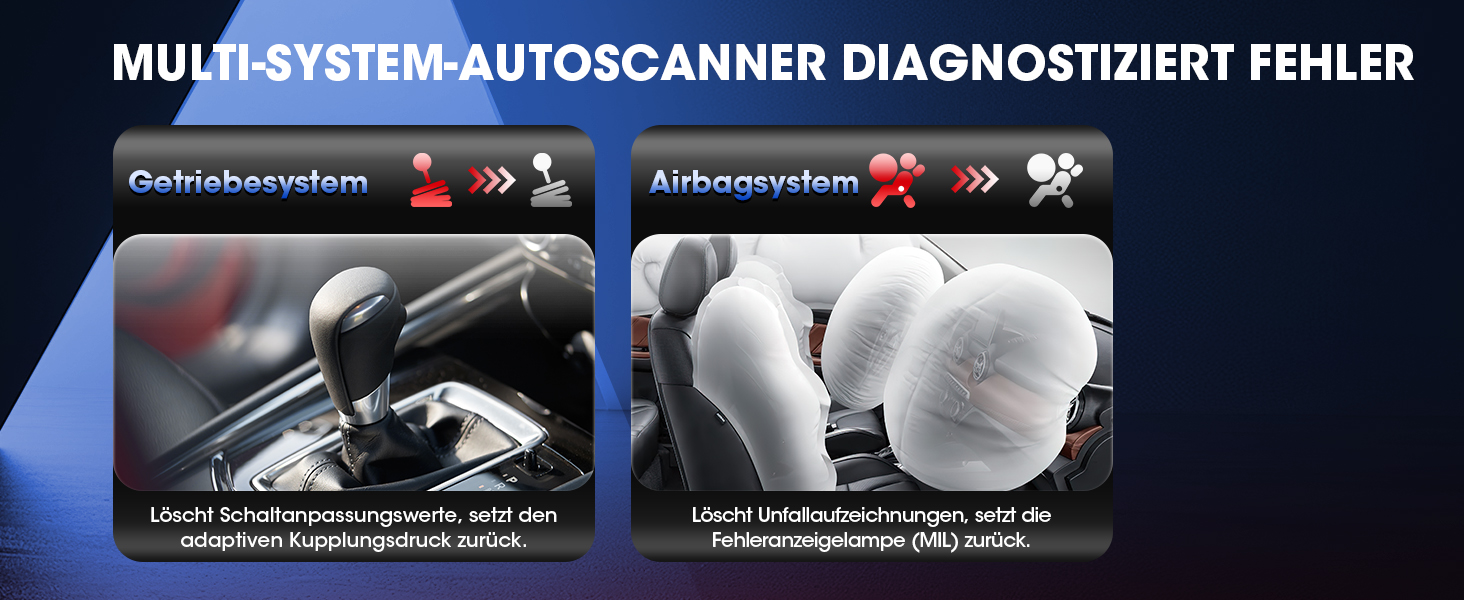 LAUNCH CRP123X V2.0 OBD2-Diagnosegerät als Handgerät mit 5-Zoll-Display, Frontansicht. – Detail 7