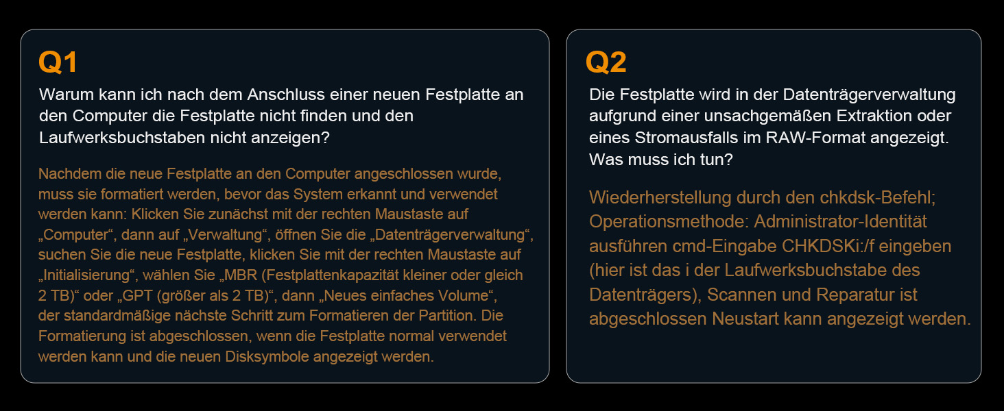 cenmate Festplattengehäuse mit vier Schächten in Aluminium mit Lüfter – Detail 11