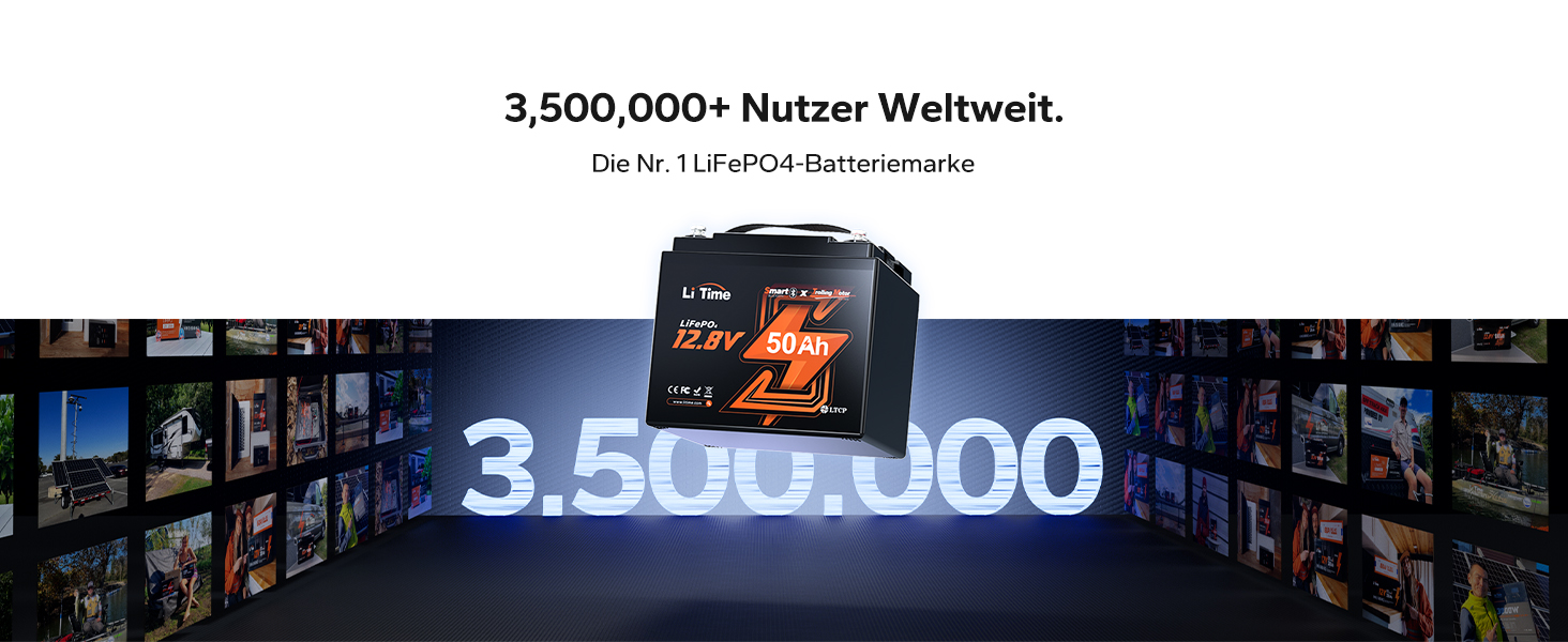 LiTime 12V 50Ah LiFePO4-Akku mit Bluetooth – Detail 11