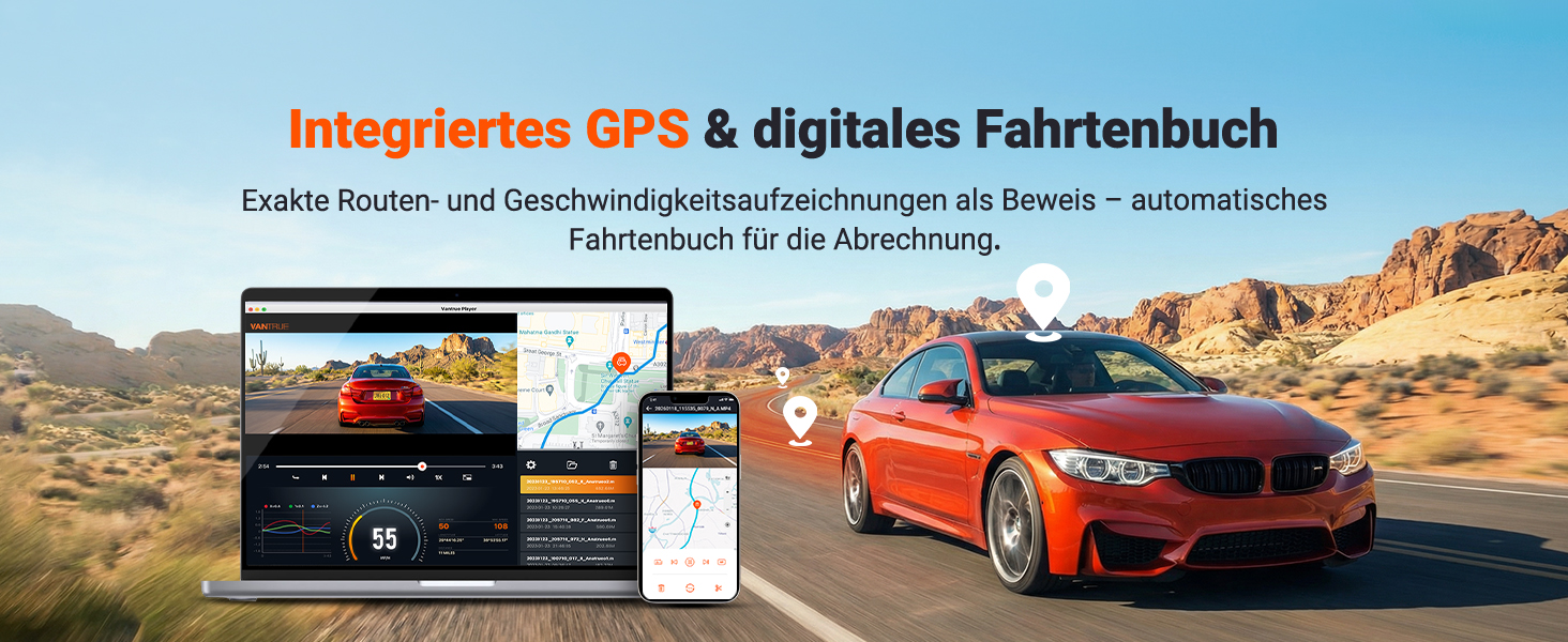 VANTRUE N4S Dashcam mit drei STARVIS-2-Sensoren – Detail 11