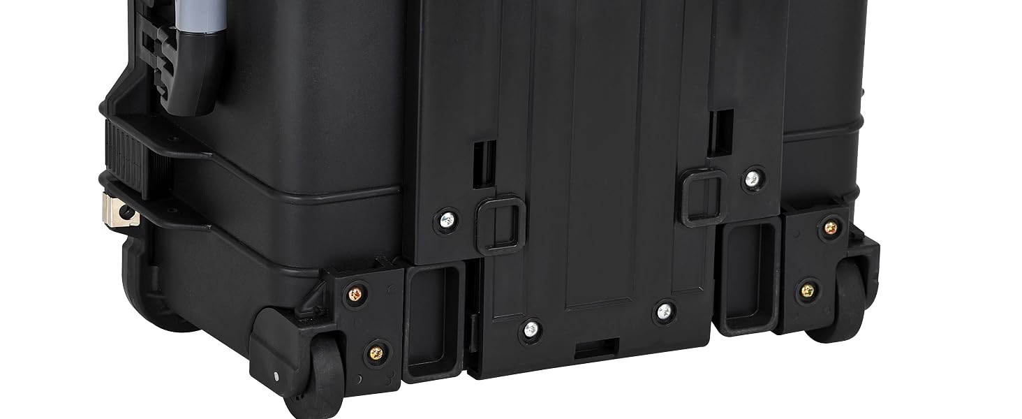 MEIJIA wasserdichter Hartschalenkoffer IP67 mit Rollen, Teleskopgriff und Würfelschaum – Detail 7