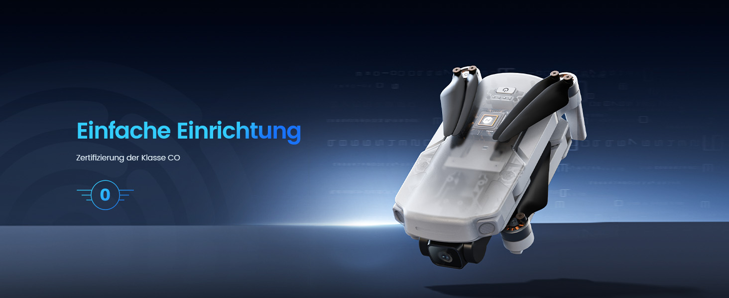 Holy Stone HS360E Drohne im Flug mit ausgeklappten Auslegern – Detail 12