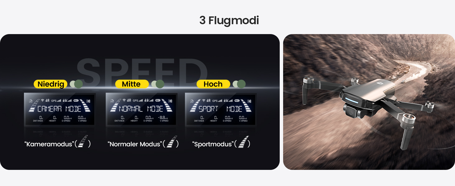 Holy Stone HS360S Drohne faltbar mit Fernsteuerung und zwei Akkus – Detail 12