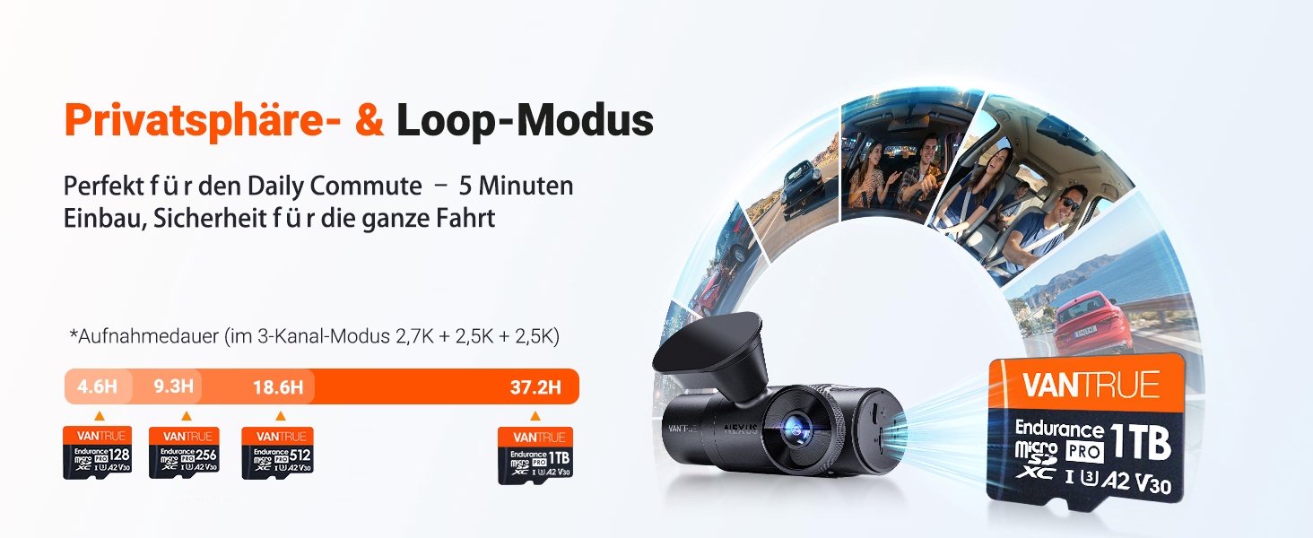 VANTRUE N4S Dashcam mit drei STARVIS-2-Sensoren – Detail 12
