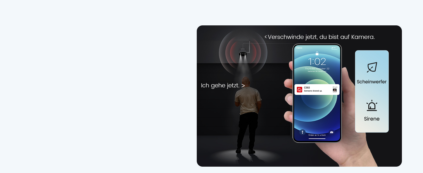 ZOSI WLAN-Überwachungsset mit vier Kameras und Rekorder mit eingebautem 12-Zoll-Bildschirm – Detail 7