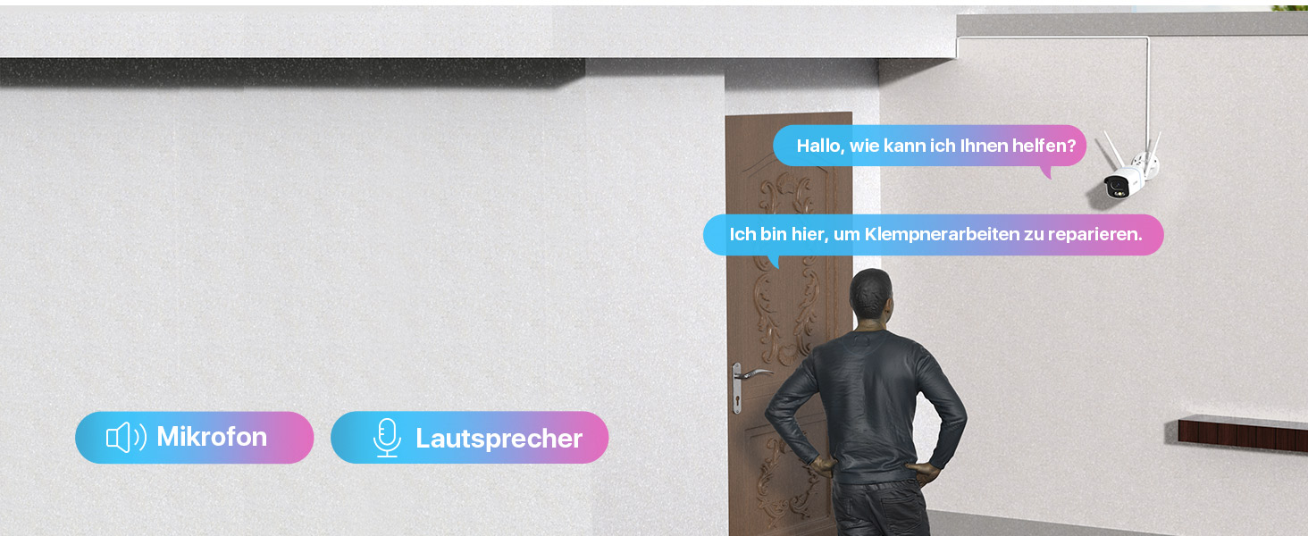 ZOSI 4MP WLAN-Überwachungsset mit sechs Kameras, Farbnachtsicht und 8-Kanal-Rekorder mit 2 TB – Detail 7