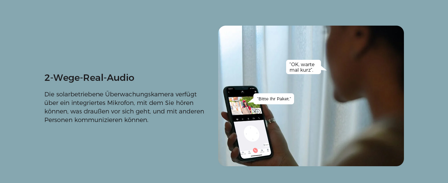 Hiseeu Solar-Kameraset: vier weisse Schwenkkameras mit aufgesetztem Solarpanel und der Funk-Rekorder mit Festplatte. – Detail 13