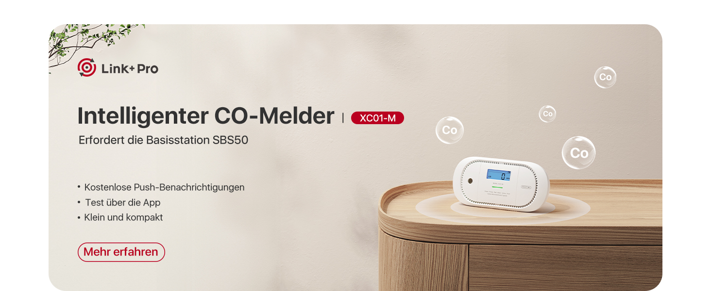 Zwölf weisse X-Sense Rauchmelder XS0B-MR121 mit der Basisstation SBS50 aus dem vernetzten Set. – Detail 13